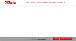 Desktop Screenshot of oksofas.pt